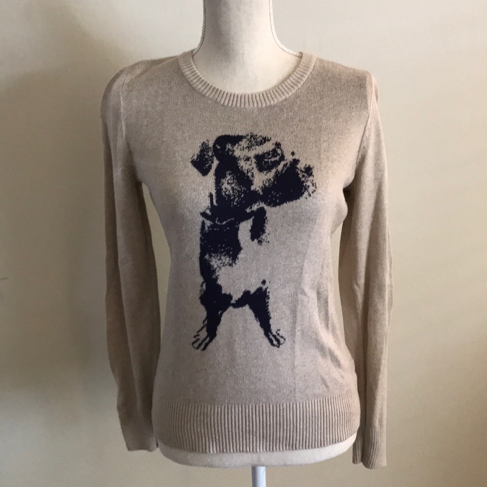 M puppy sweater Merona oatmeal